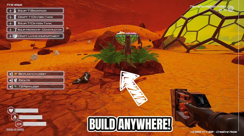 The Planet Crafter — Free Zoning (Build Anywhere) (screenshot 4)